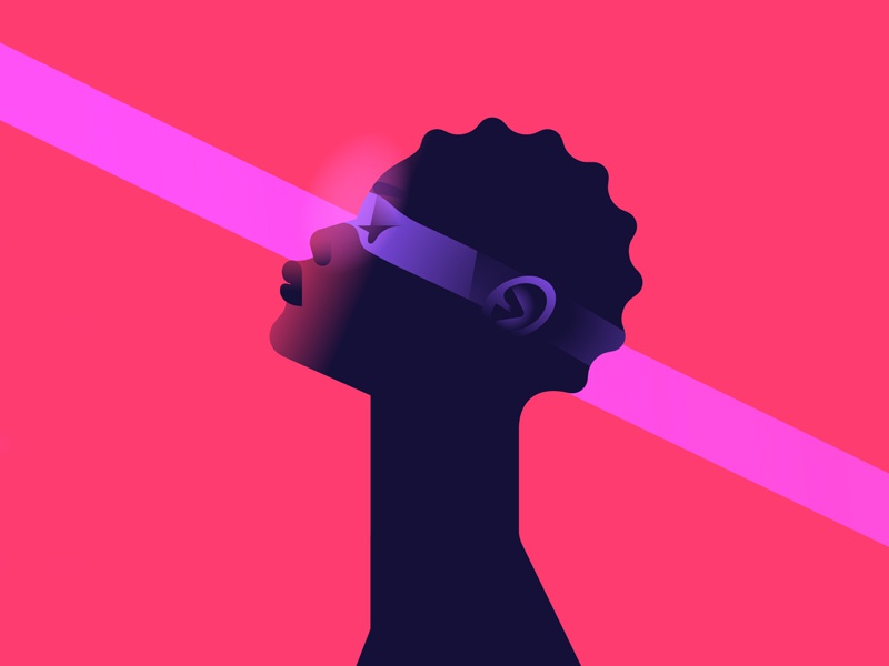 Ray of light profile light hair design vector girl woman minimalist il.jpg