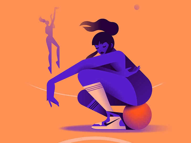 Rucker Park - 6 pm playground basketball sneakers streetball illustrat.webp