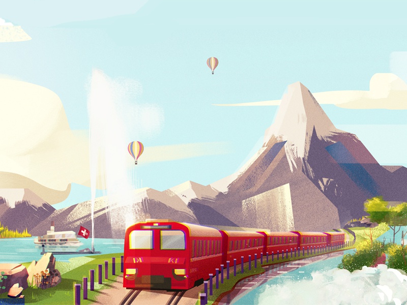 Switzerland mountain train landscape nature digitalart conceptart art.jpg