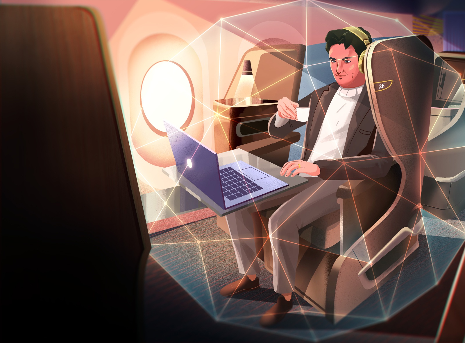 Turkish Airlines Illustrations 11 digital art character design plane c.jpg