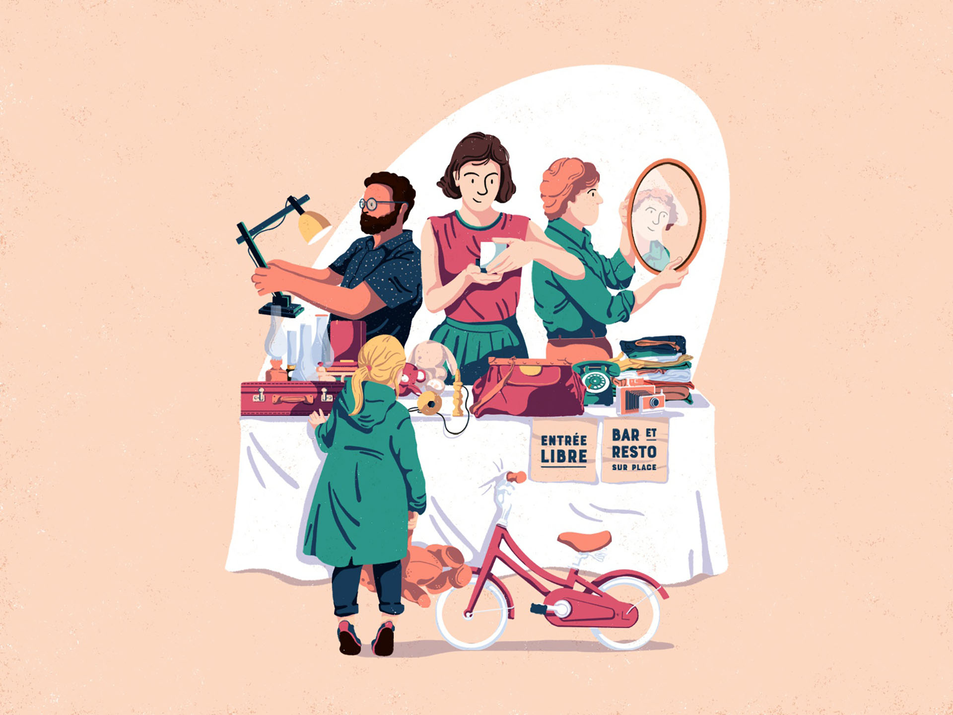 Flea Market 2018 sales phone suitcase drawing design graphic design gr.jpg