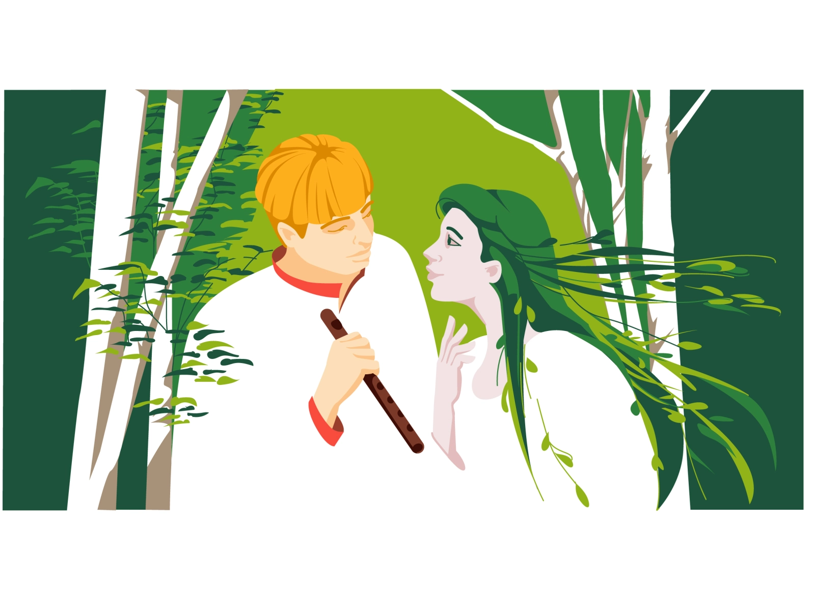 Lesya Ukrainka The Forest Song fairy tale fantasy people green lovesto.webp