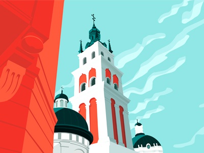 Lviv2 ukraine architecture lviv architecture illustration vector illus.jpg