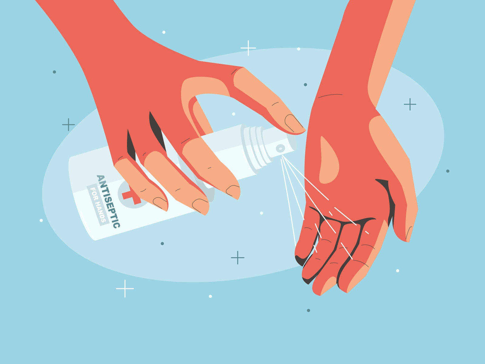 Antiseptic Illustration cartooning cartoon character design character.jpg
