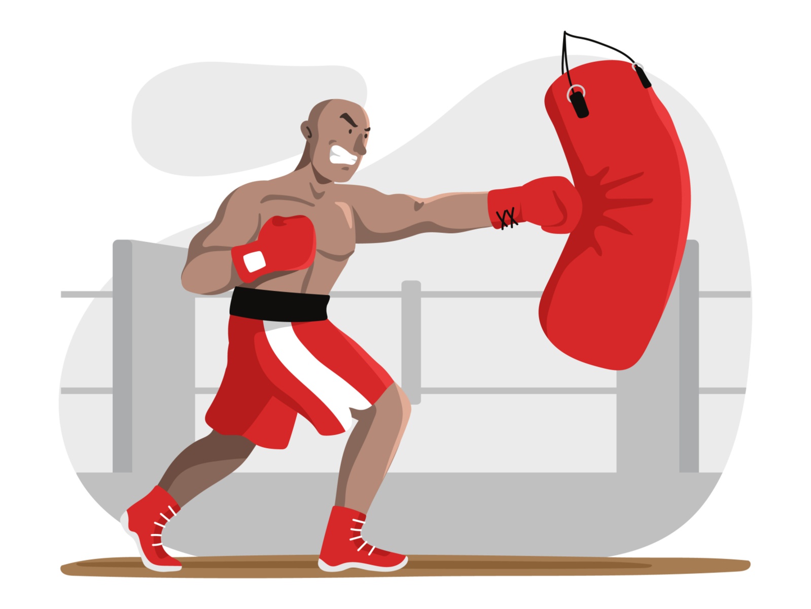 Boxer Illustration cartooning cartoon character design character illus.jpg