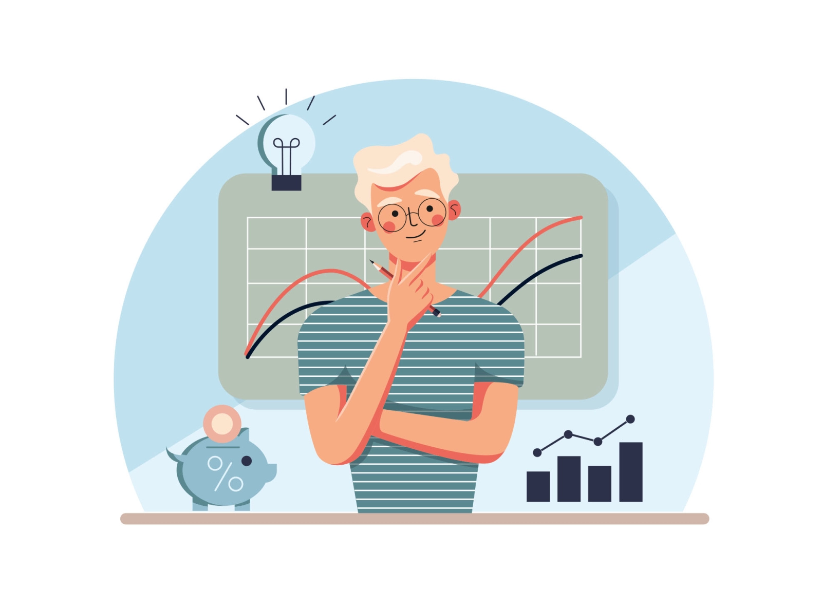 Business Analytics Illustration psd vector illustration ai download fr.webp