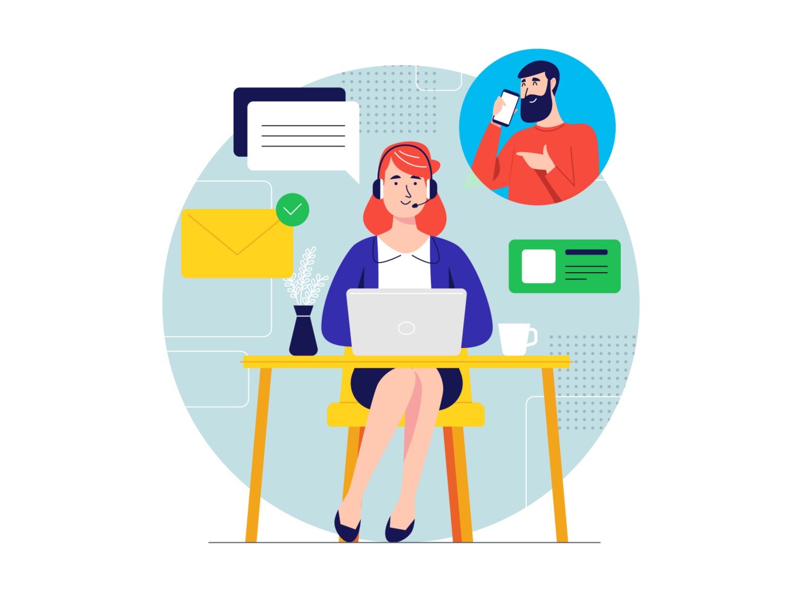 Contact Us Illustration-02 cartooning cartoon character design charact.jpg