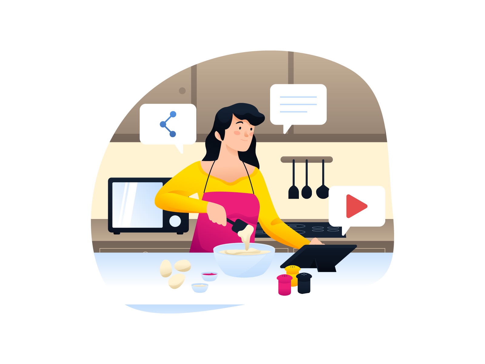 Cooking Illustration cartooning cartoon character design character ill.jpg