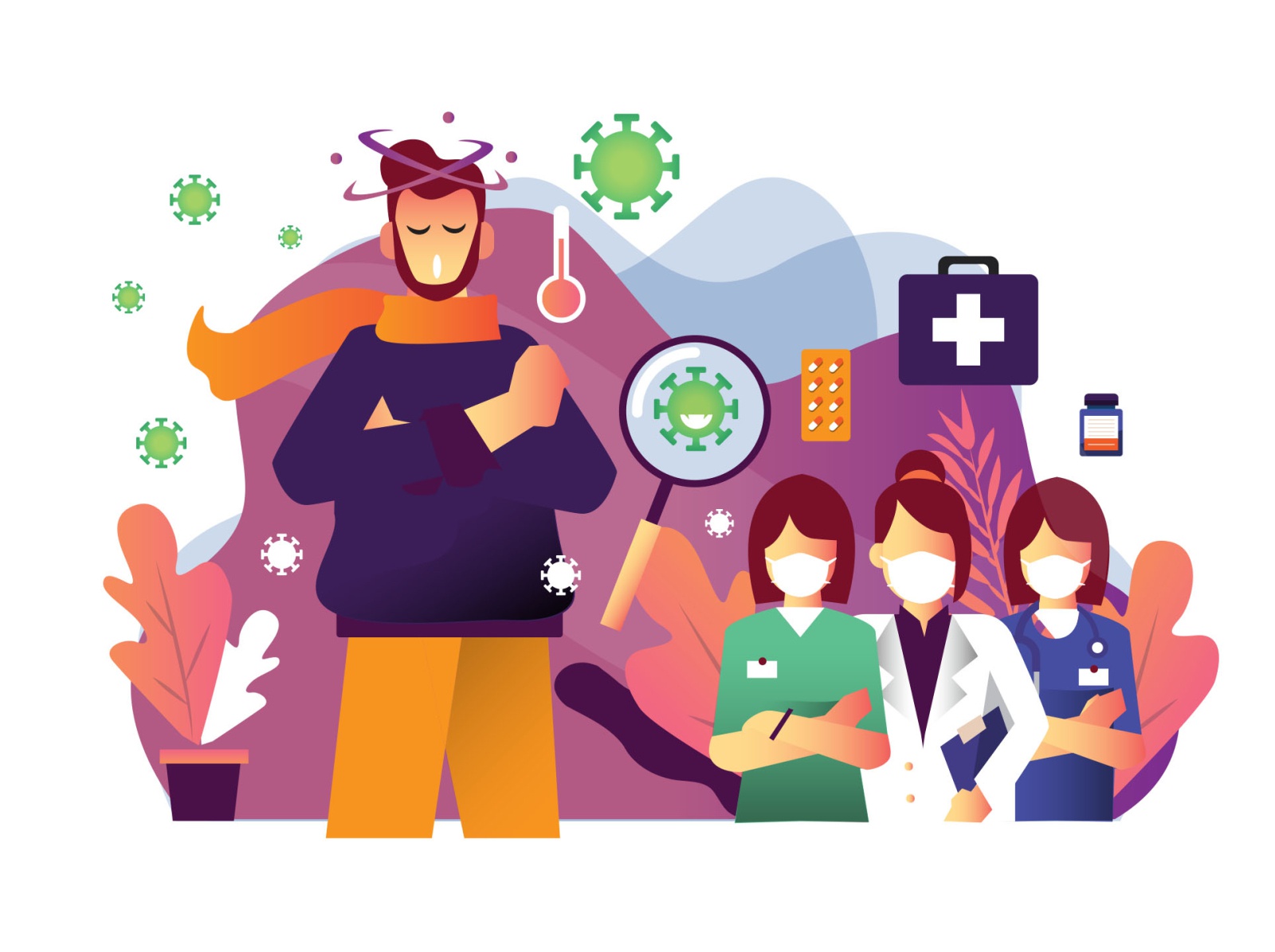 Coronavirus Pandemic Illustration vector illustration ai download free.jpg