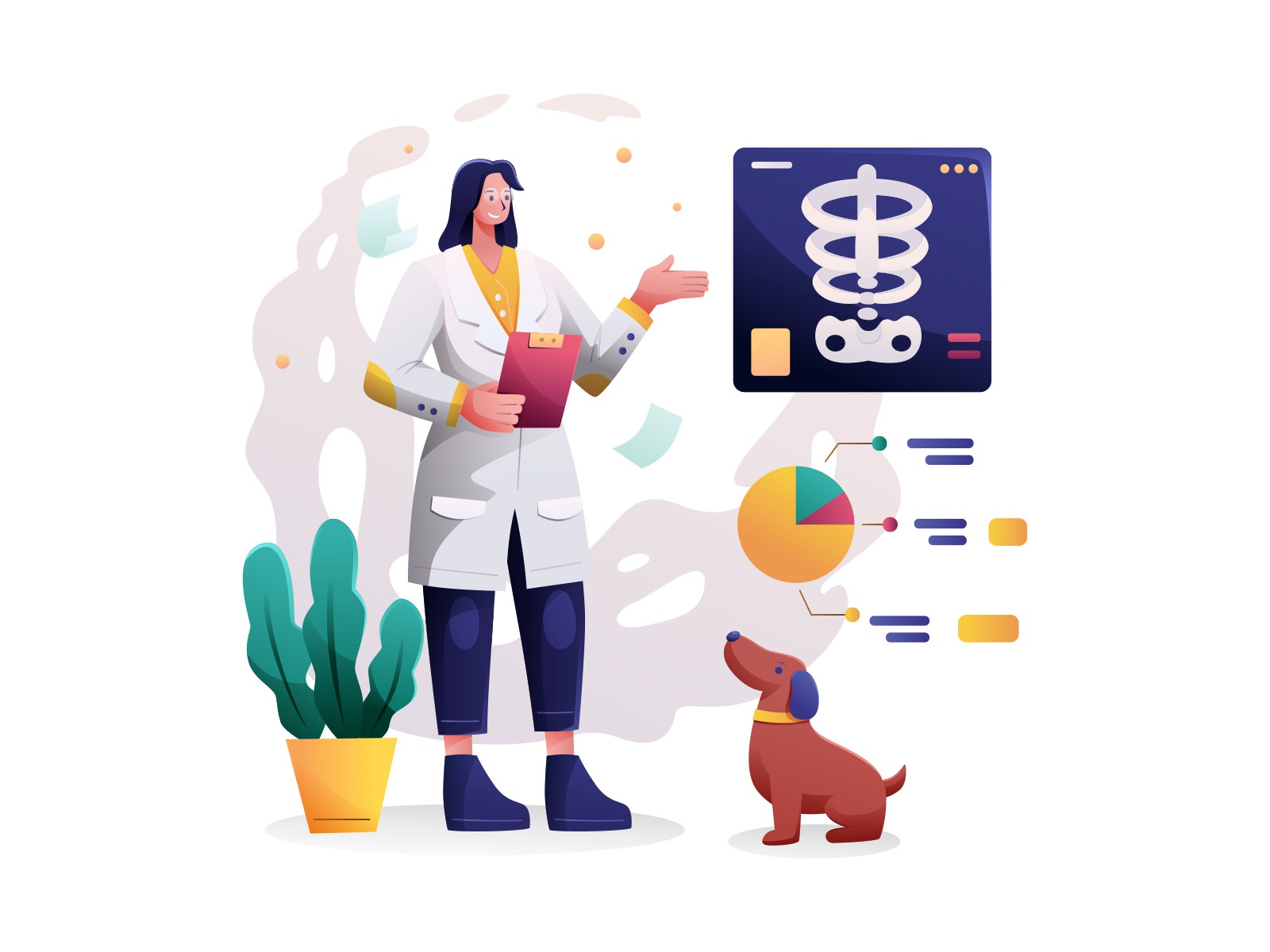 Doctor Explanation design cartoon vector vector design illustrator vec.jpg