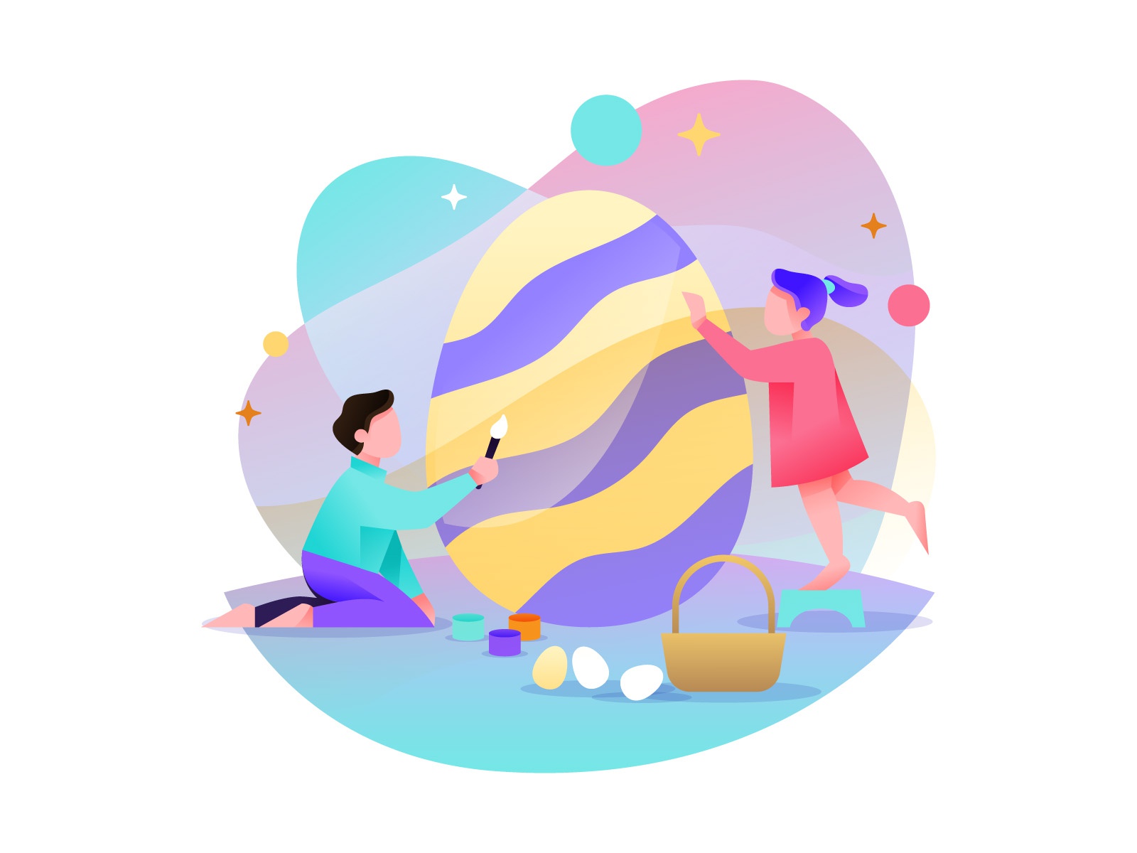 Easter cartooning cartoon character design character illustrator vecto.jpg