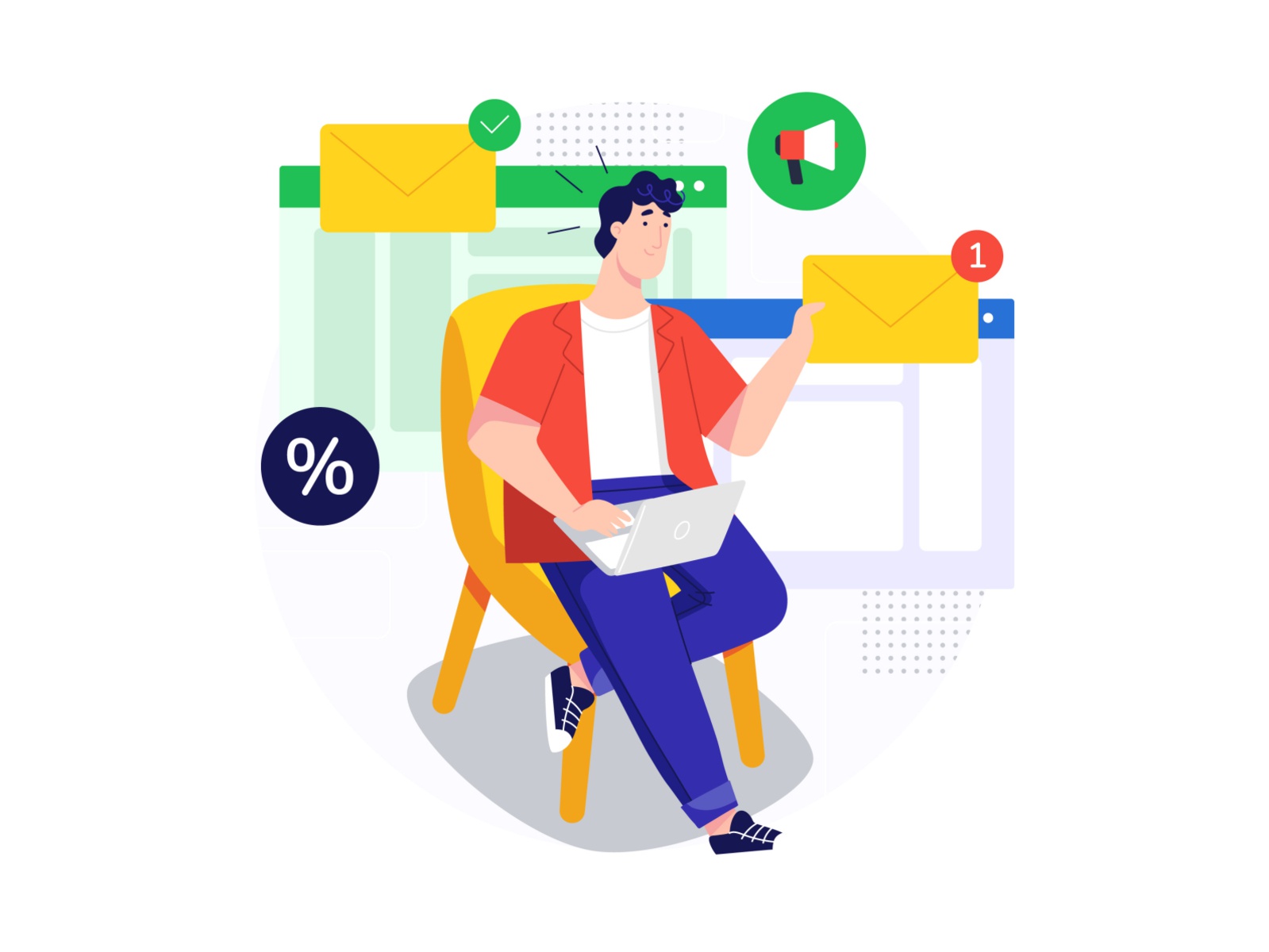 Email Marketing Illustration cartooning cartoon character design chara (3).jpg
