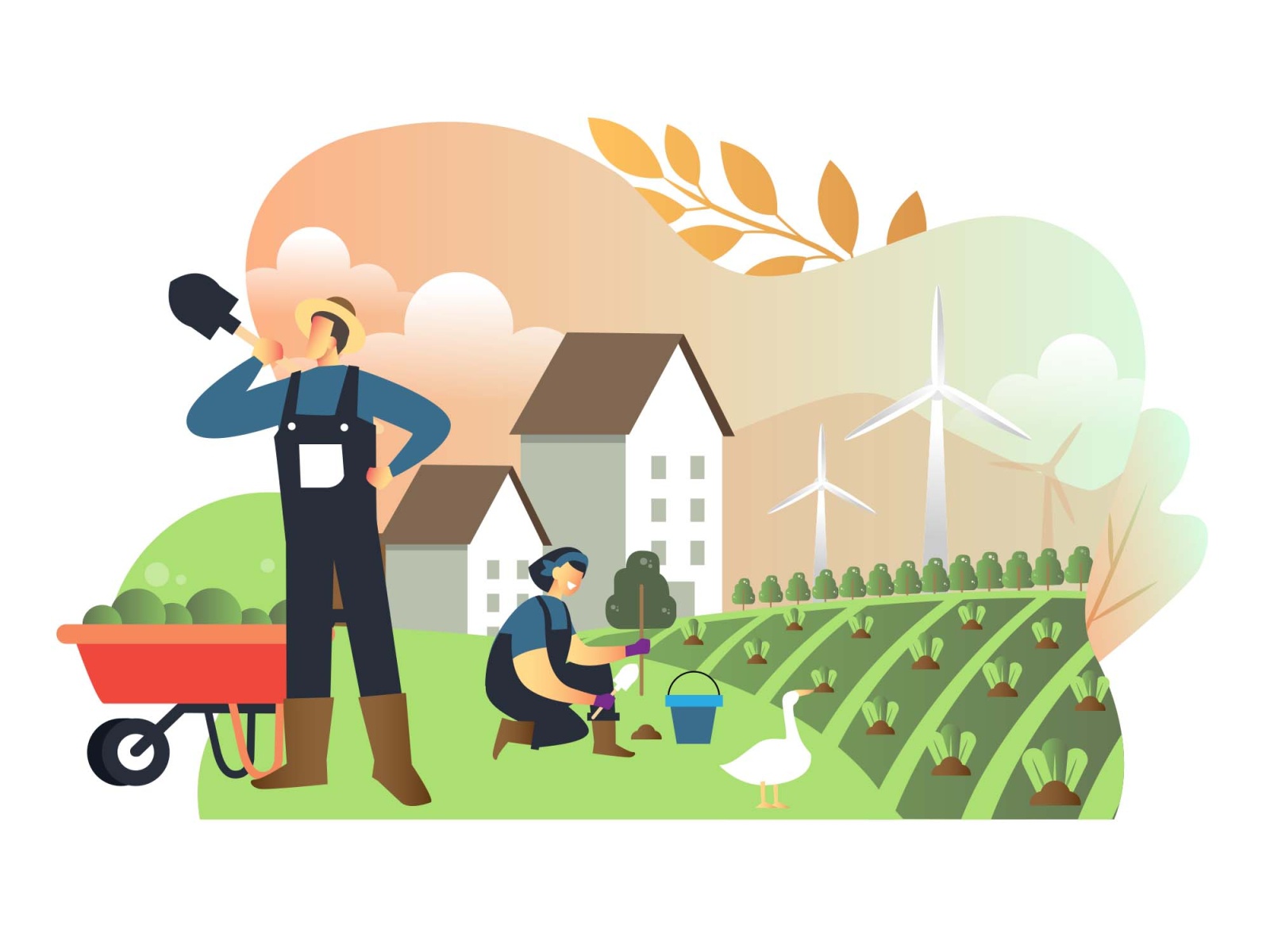 Farming Vector Illustration adobe illustrator vector download free vec.jpg