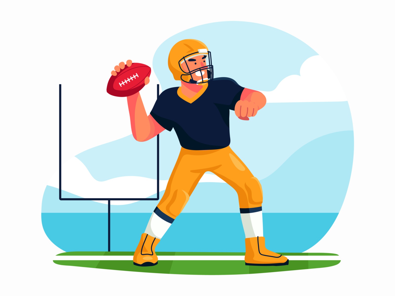 Football Player Illustration cartooning cartoon character design chara.jpg