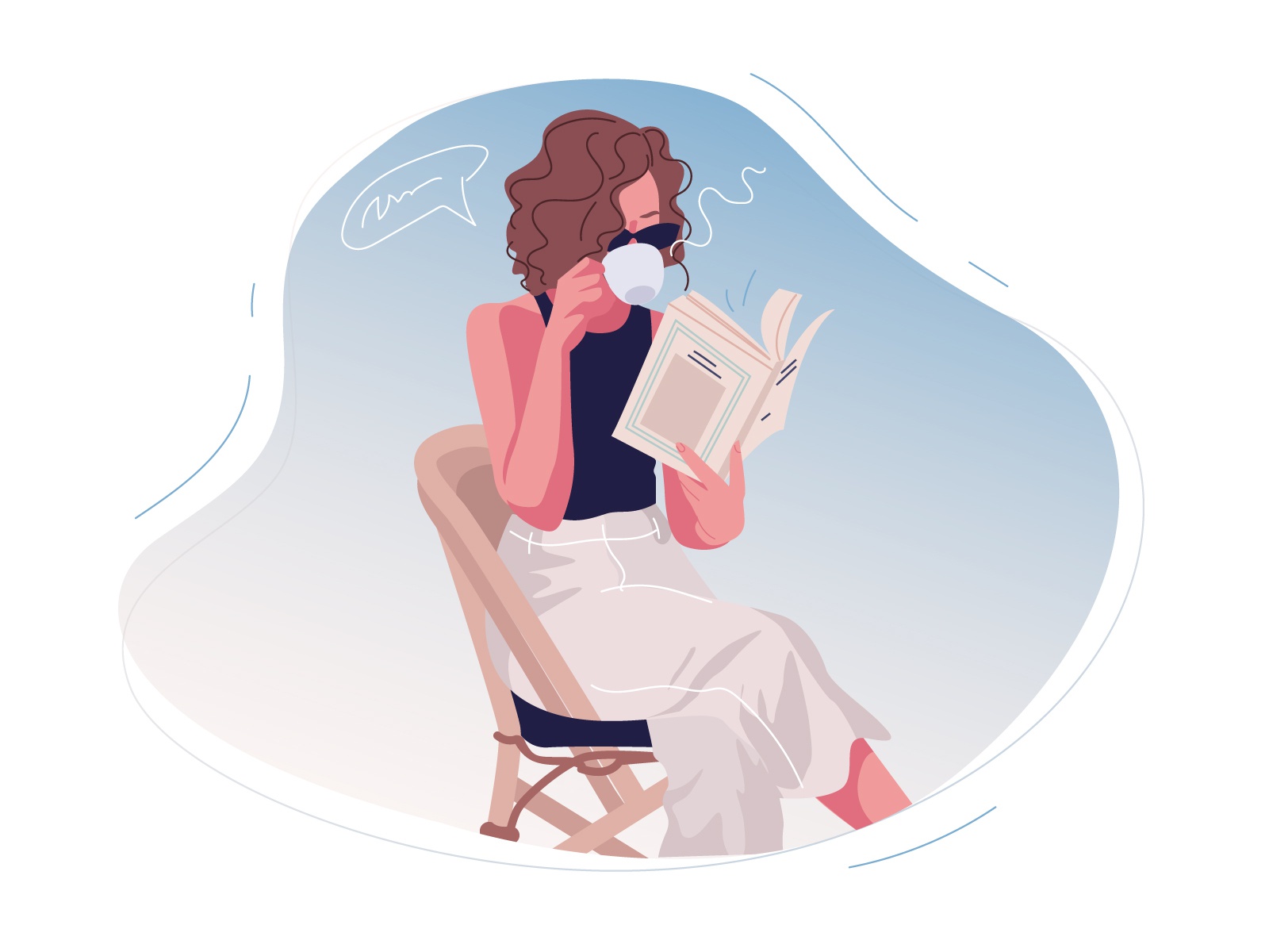Girl Reading Illustration cartooning cartoon character design characte (2).jpg