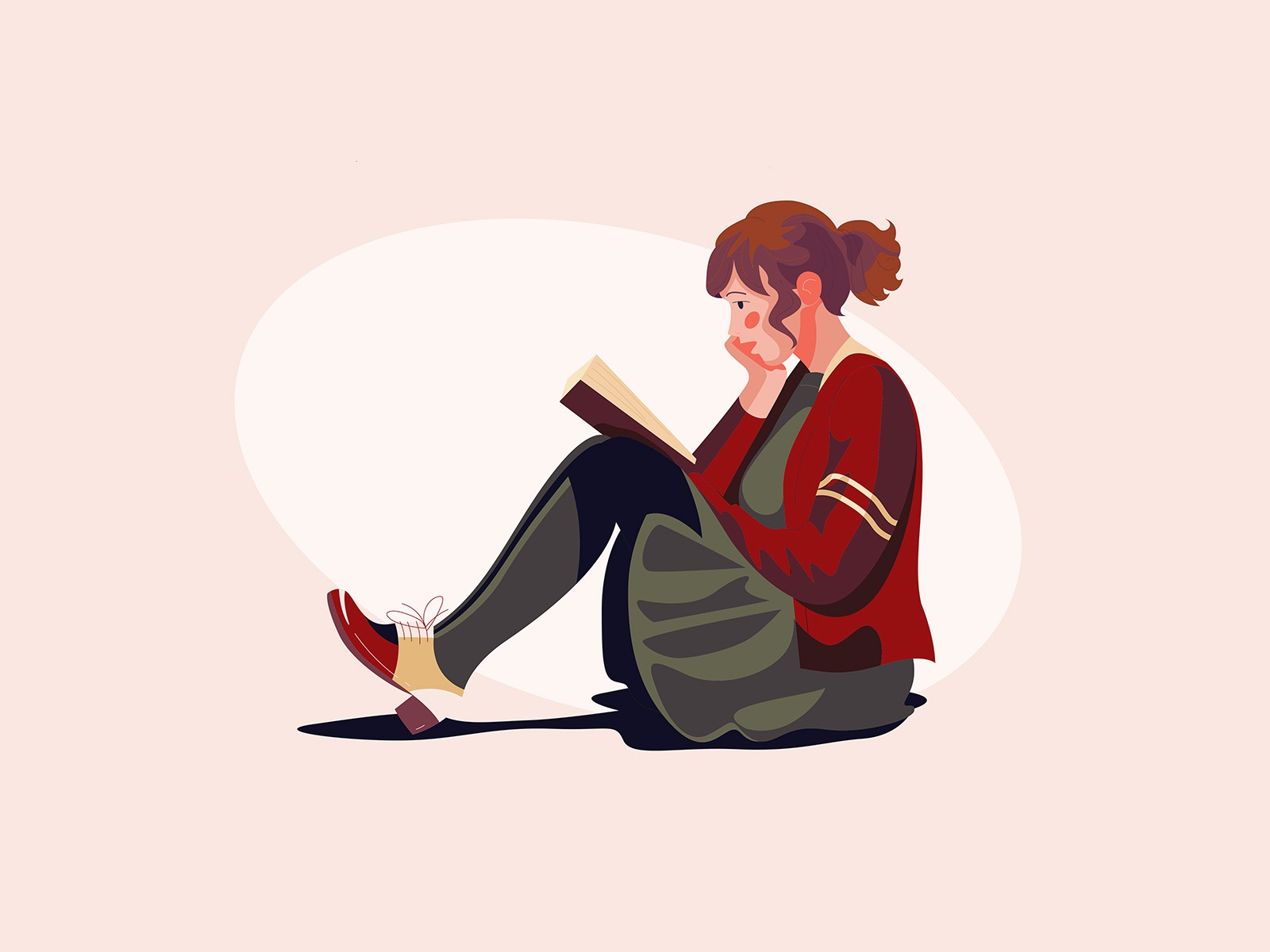 Girl Reading Illustration cartooning cartoon character design characte (3).jpg