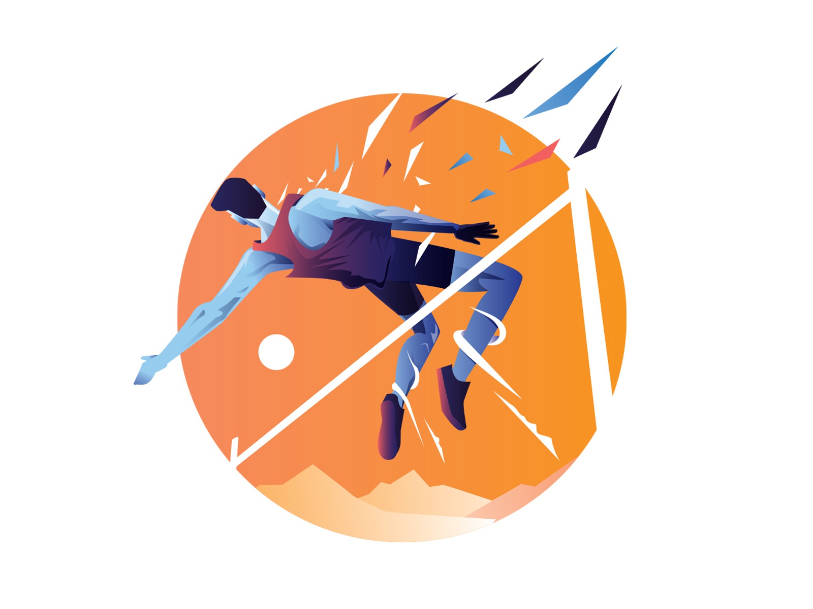 High Jump Illustration cartooning cartoon character design character i.jpg