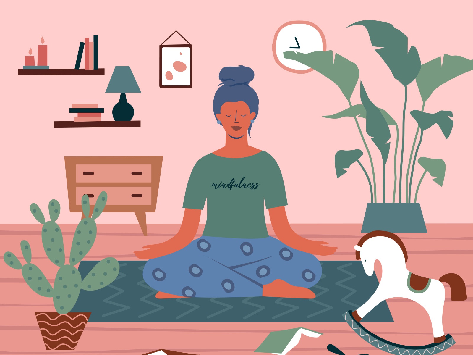 Home mindfulness illustration cartooning cartoon character design char.jpg