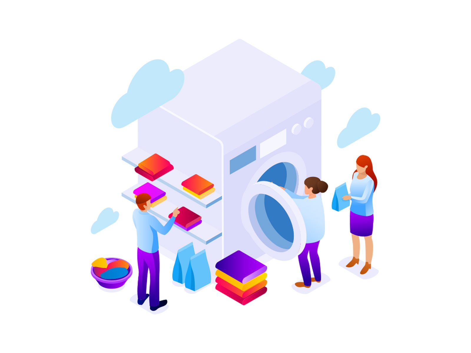 Laundry illustration design cartoon vector vector design illustrator v.jpg