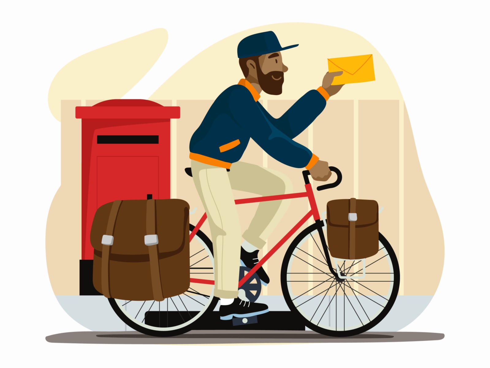 Mail Man Illustration cartooning cartoon character design character il.jpg