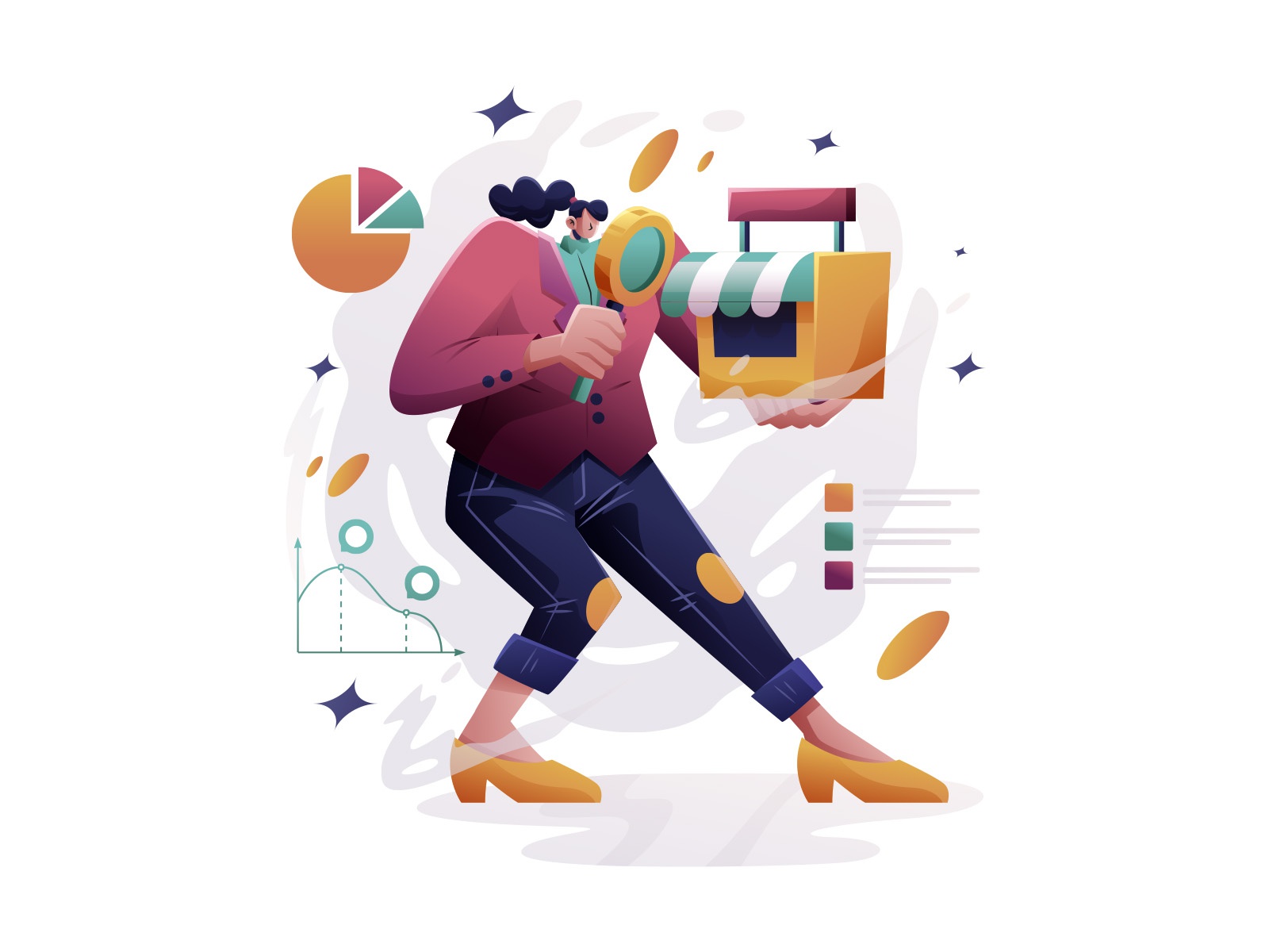 Market Selling Research design cartoon vector vector design illustrato.jpg