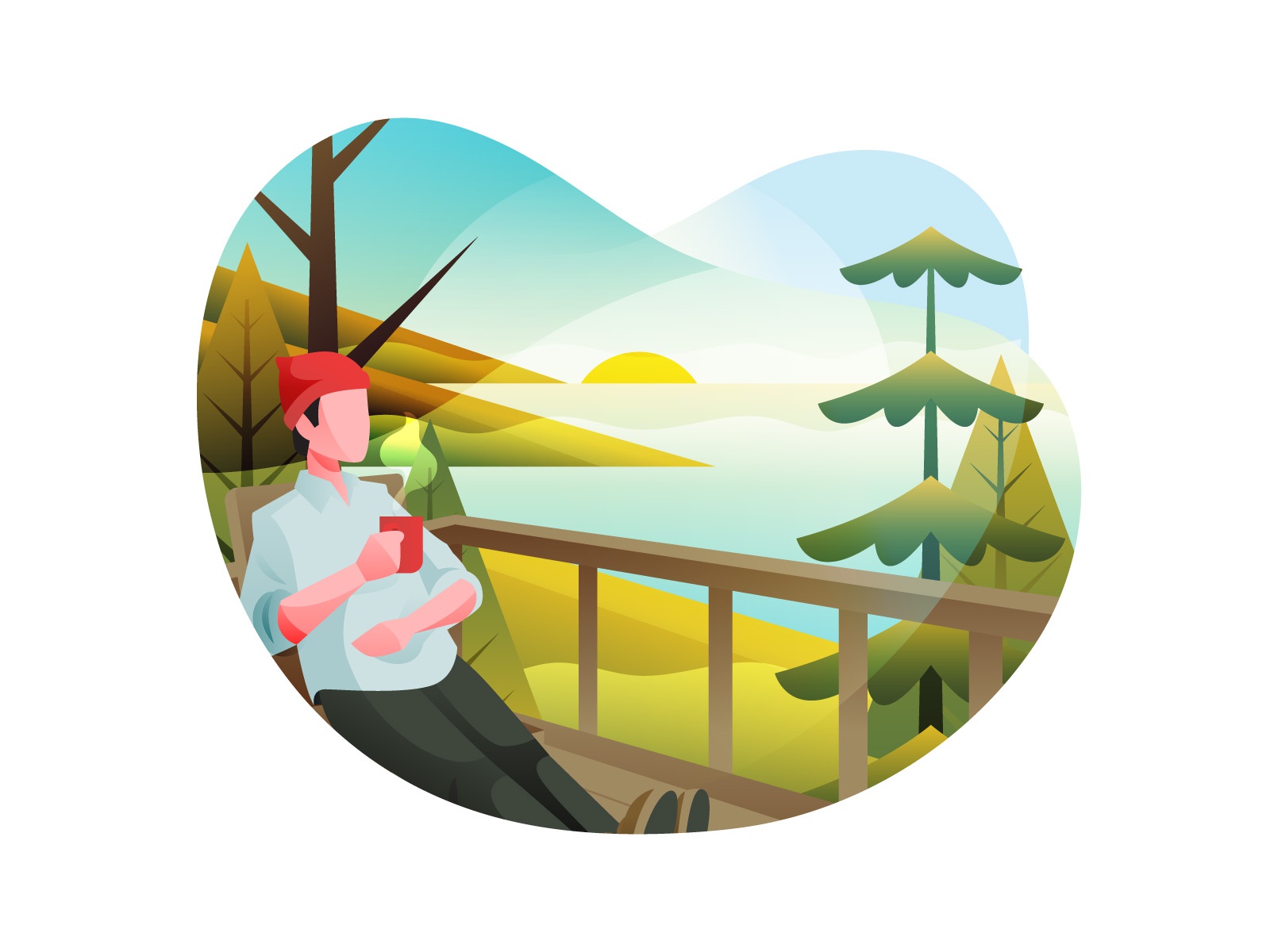 Morning View cartooning cartoon character design character illustrator.jpg