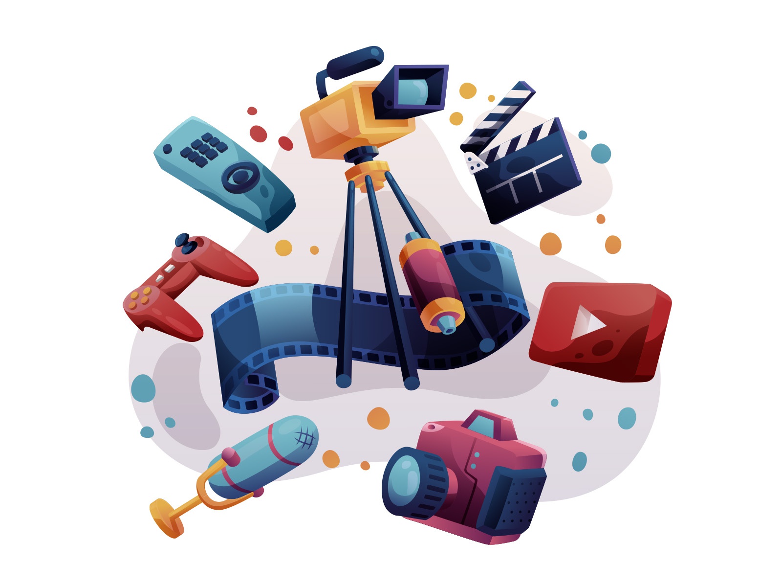 Multimedia Illustration 02 design cartooning vector vector design illu.jpg