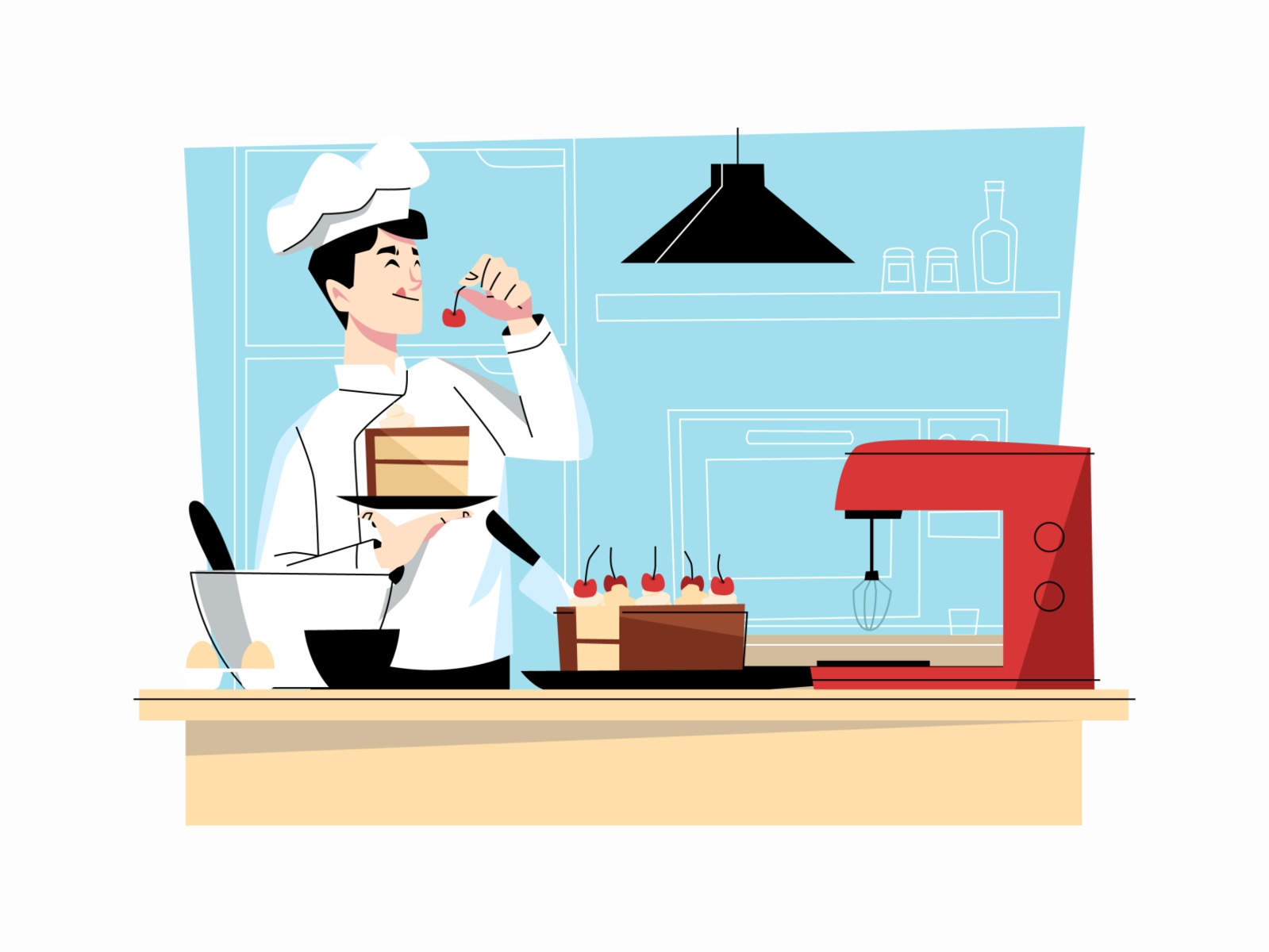 Pastry Illustration cartooning cartoon character design character illu.jpg