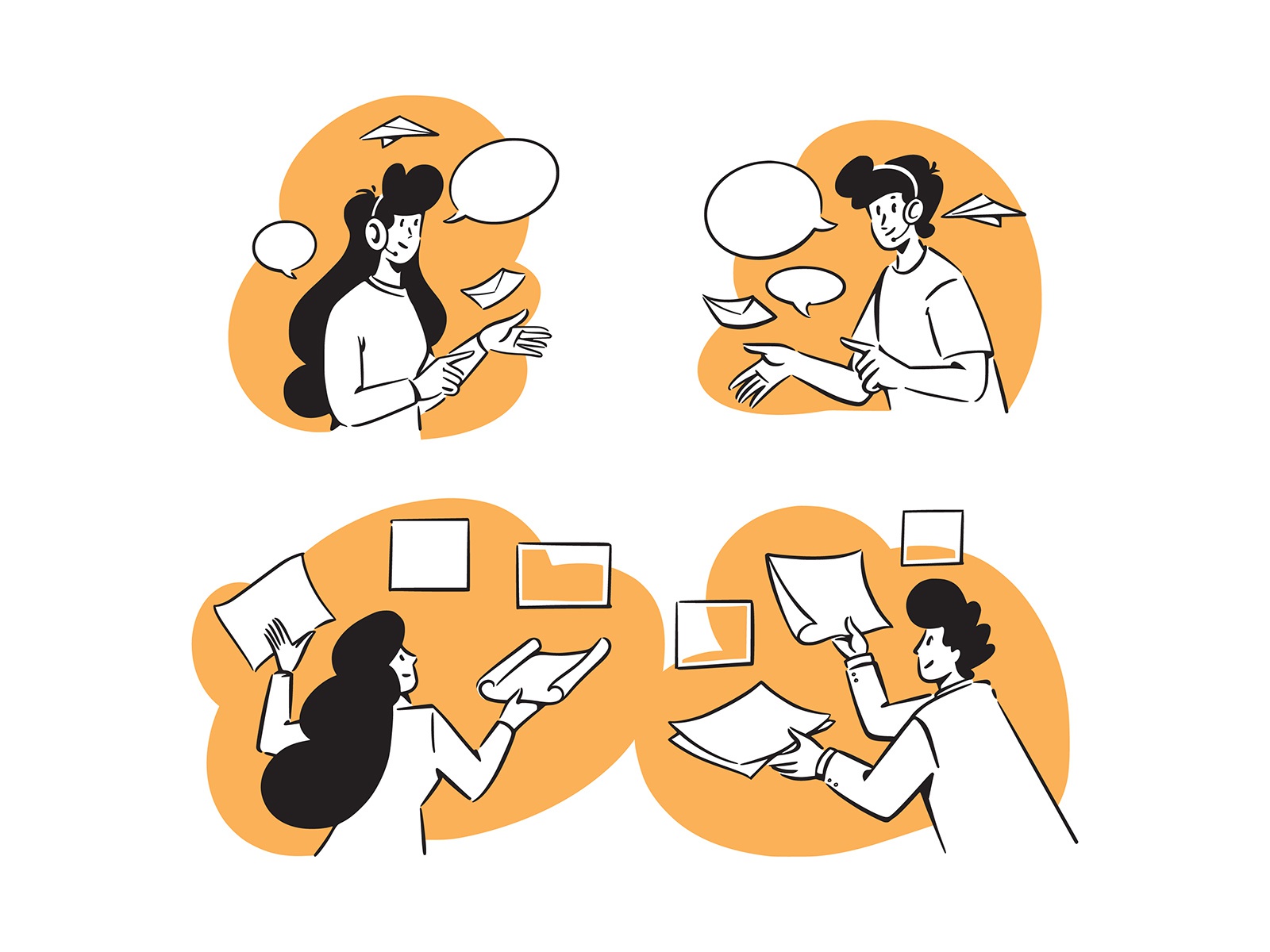 People Doodle-04 vector illustration vector download illustrator vecto.jpg