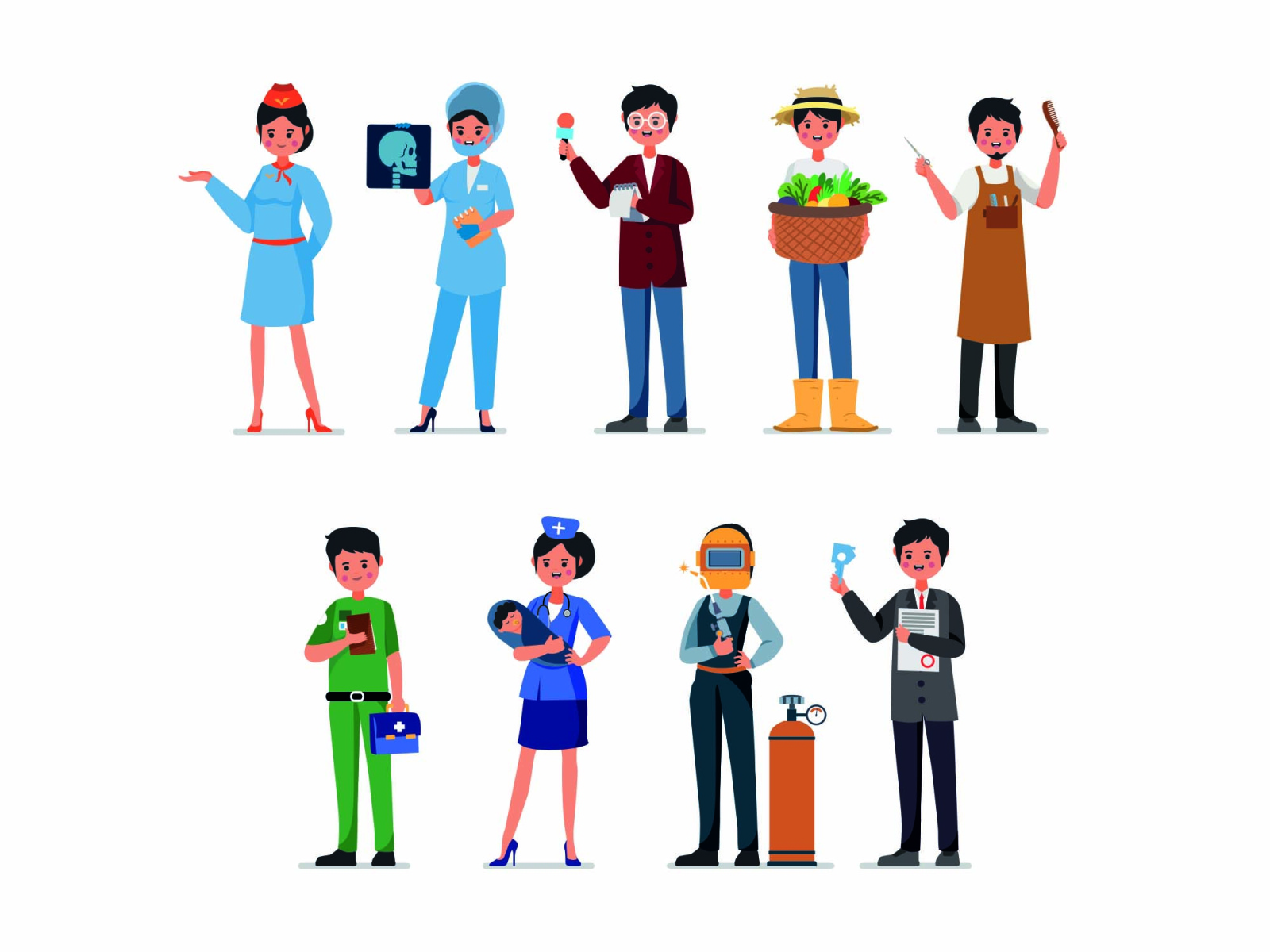 Professions Characters Part 01 ai free download professions.jpg