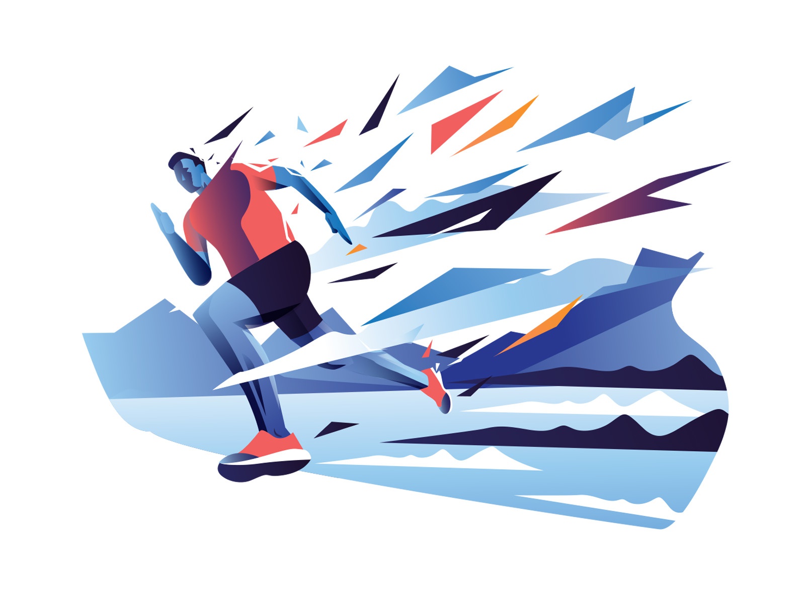 Running illustration cartooning cartoon character design character ill.jpg