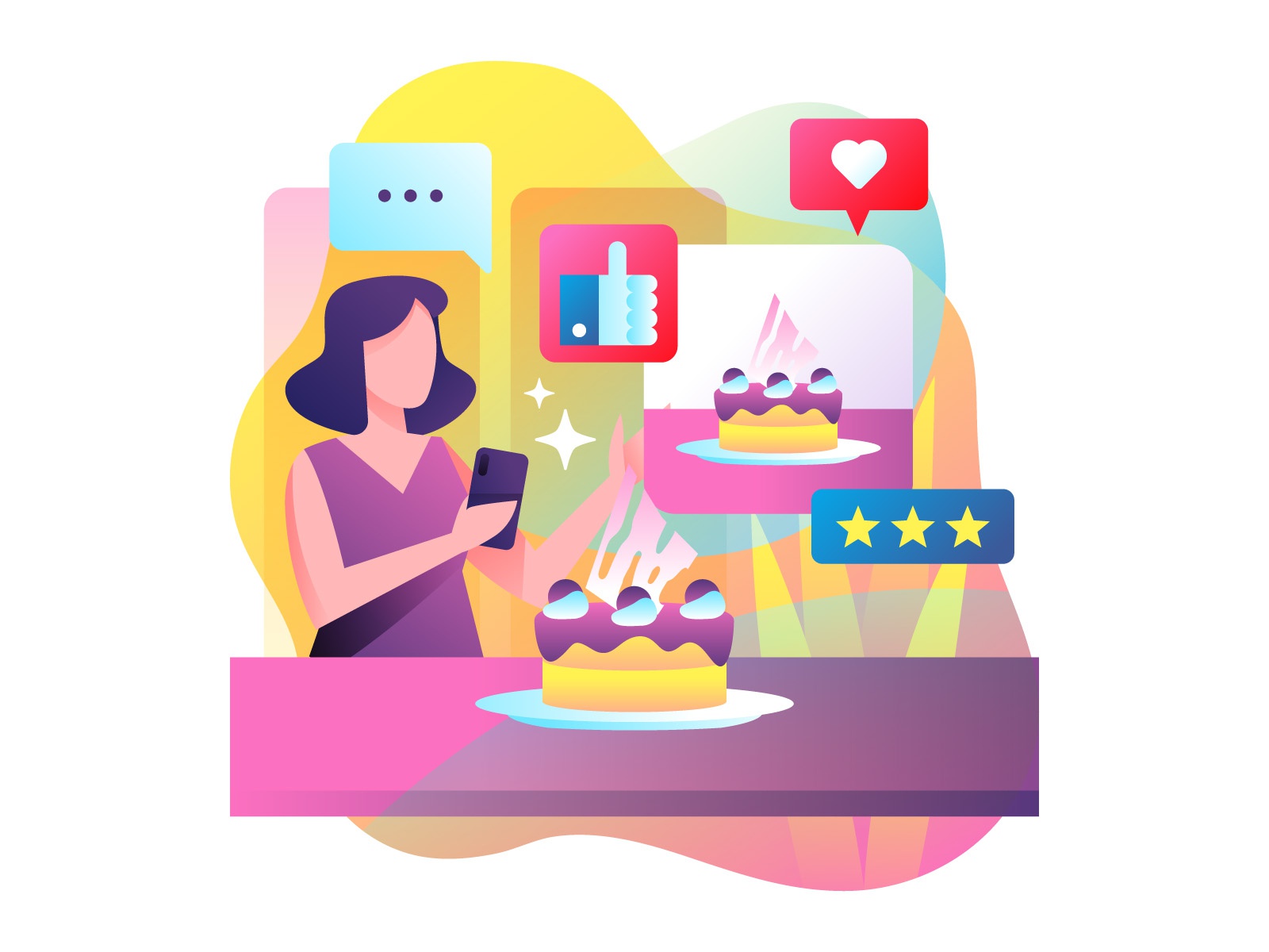 Show Up Illustration cartooning cartoon character design character ill.jpg