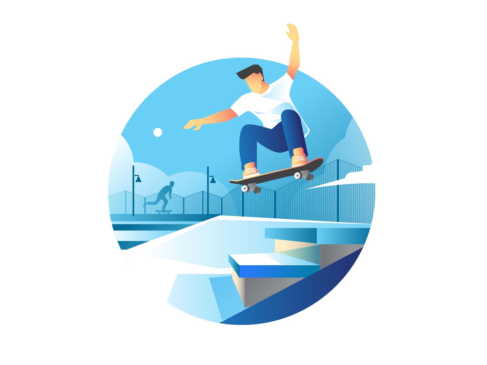Skater illustration cartooning cartoon character design character illu.jpg