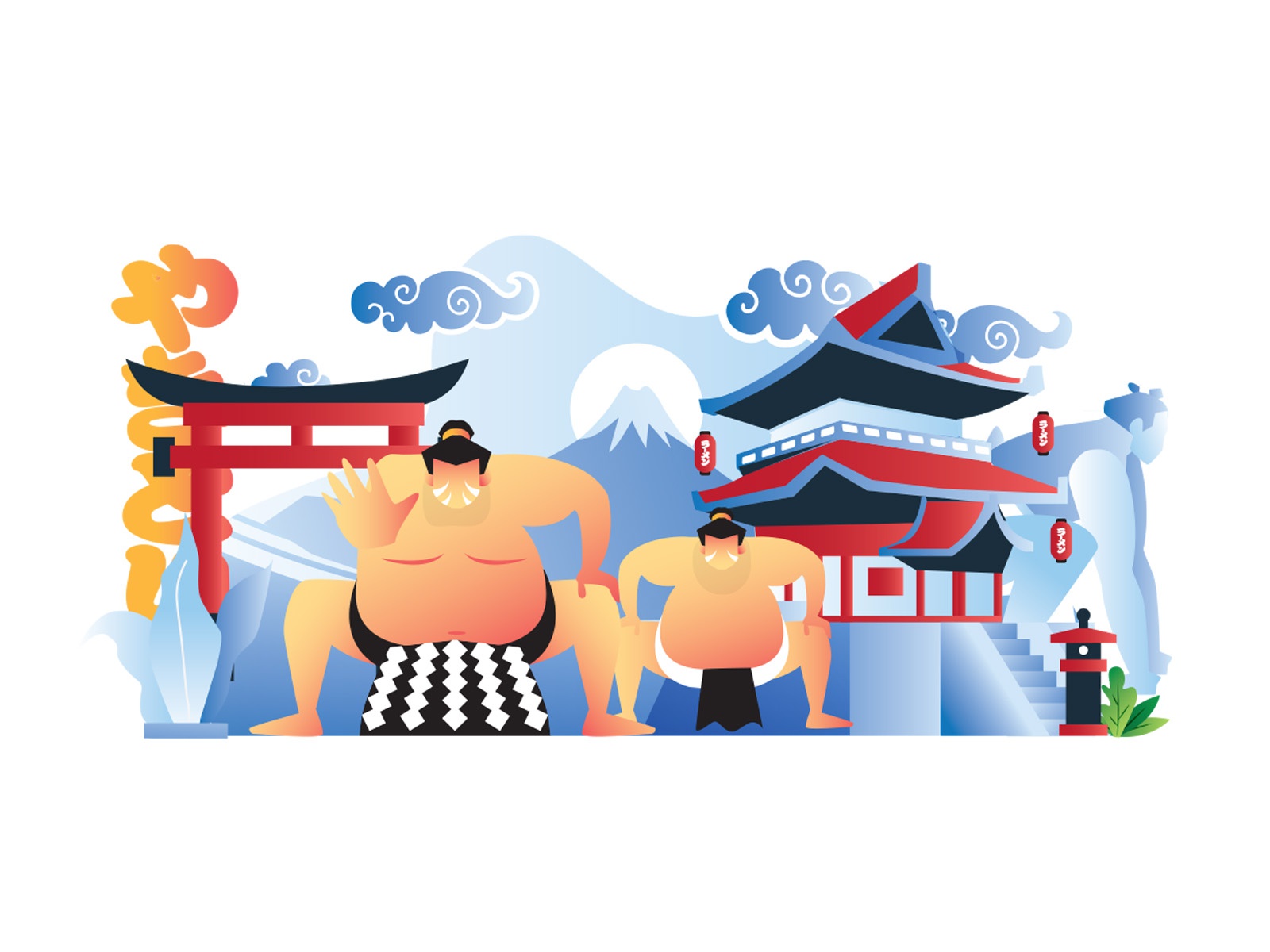 Sumo illustration cartooning cartoon character design character illust.jpg