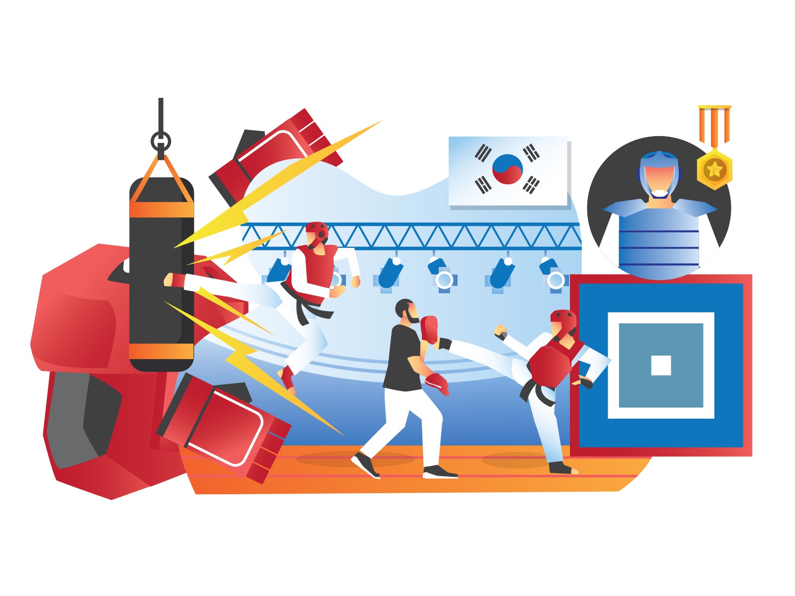 Taekwondo illustration ai download ai design ai vector ai illustrator.jpg