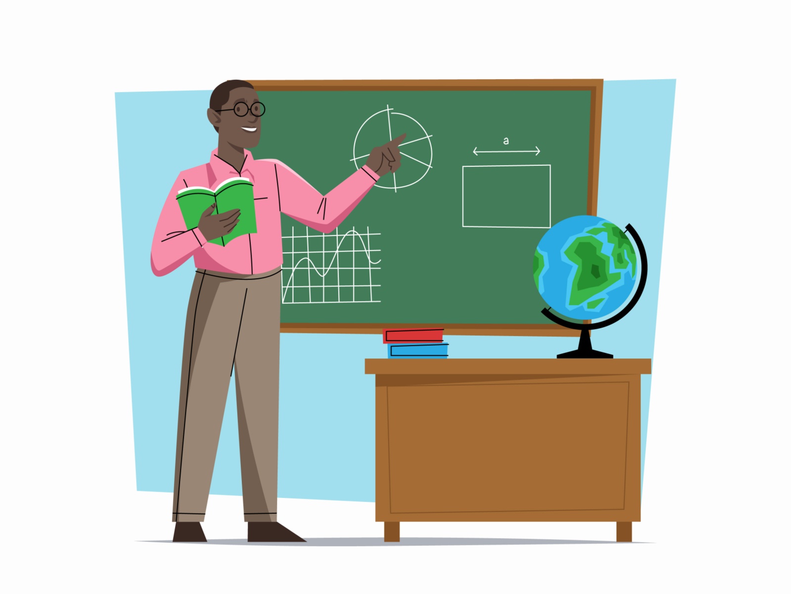 Teacher Illustration cartooning cartoon character design character ill.jpg