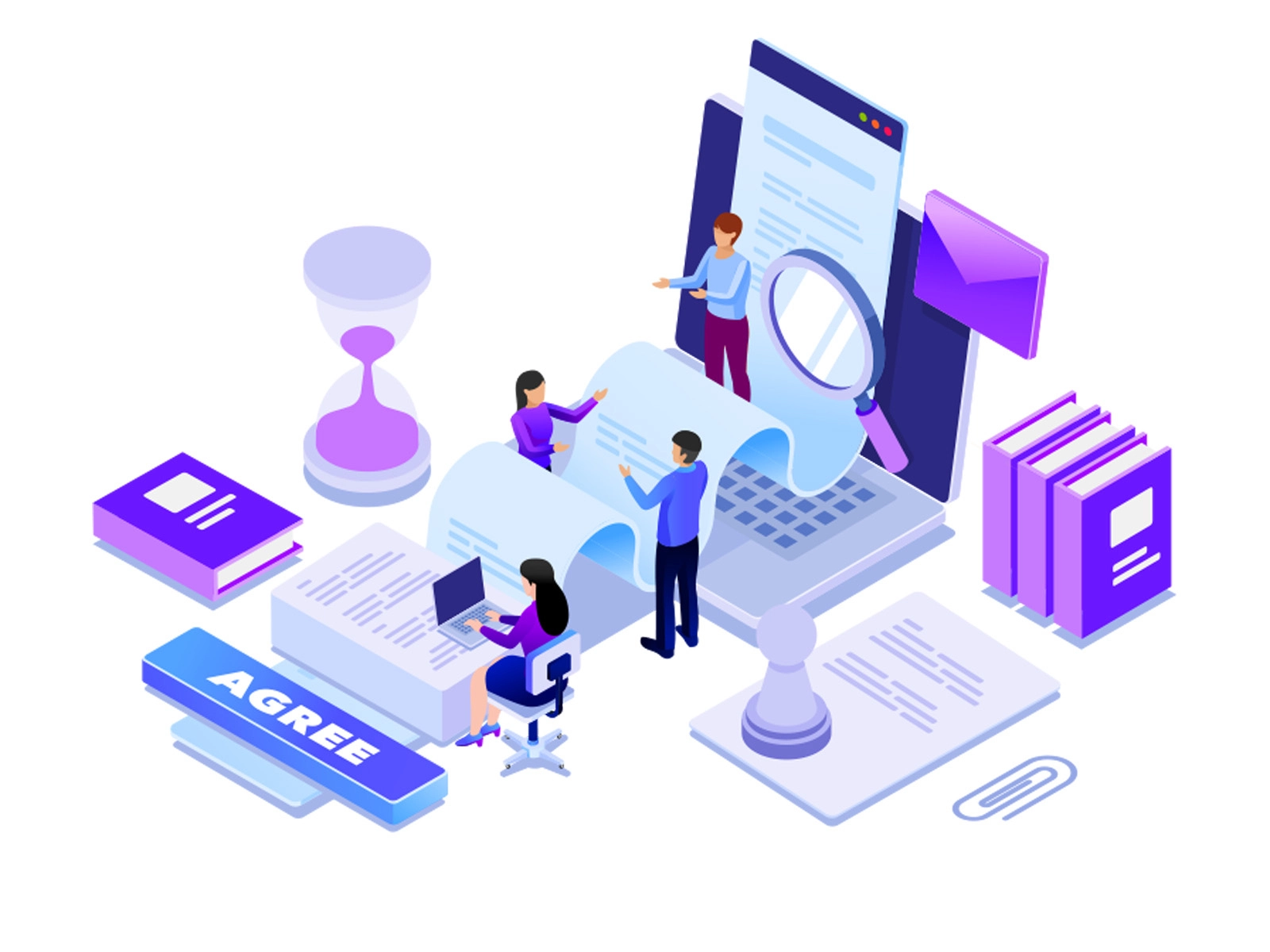 User Agreement Illustration design cartooning vector vector design ill.webp