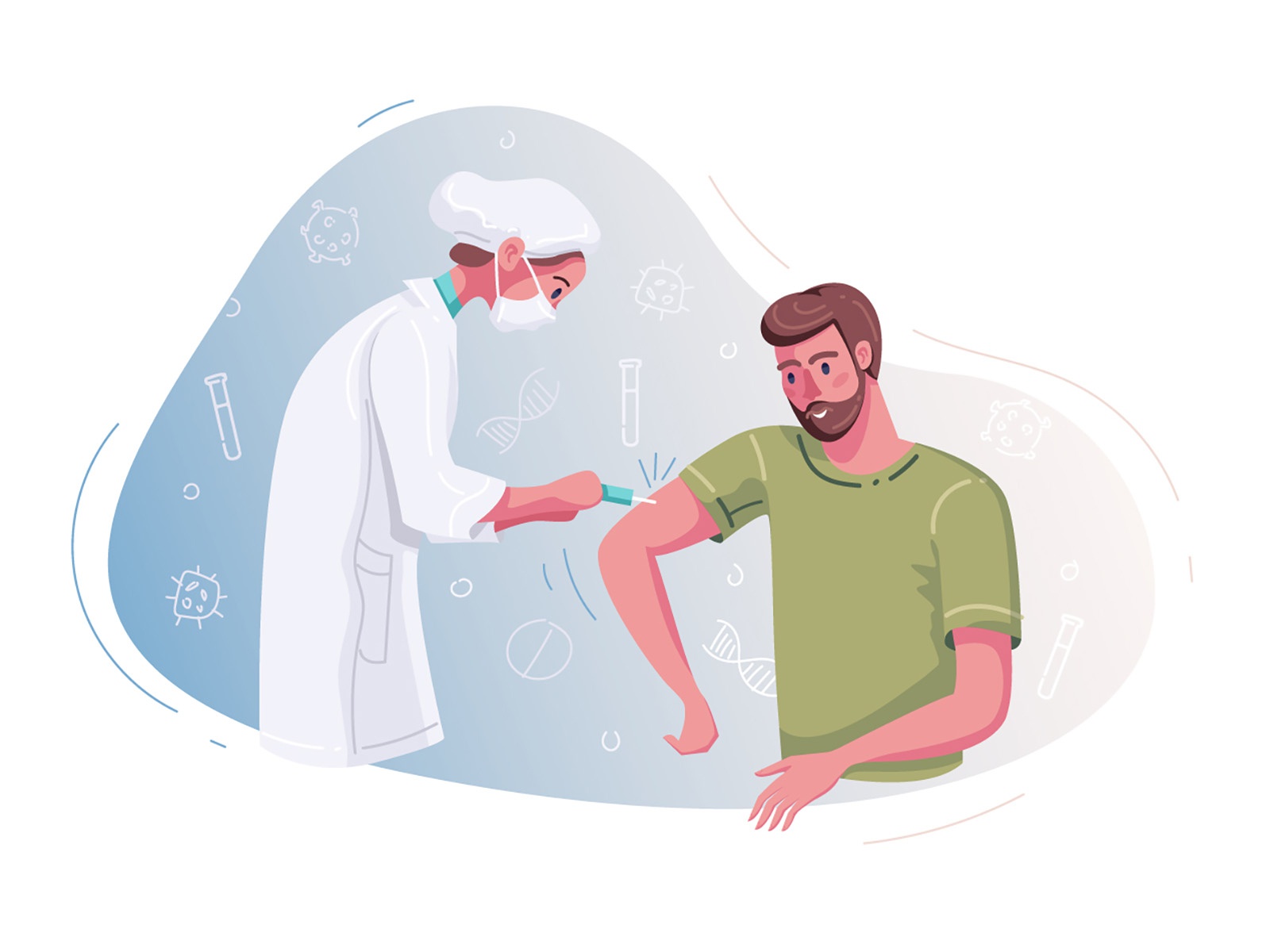 Vaccination Illustration cartooning cartoon character design character.jpg
