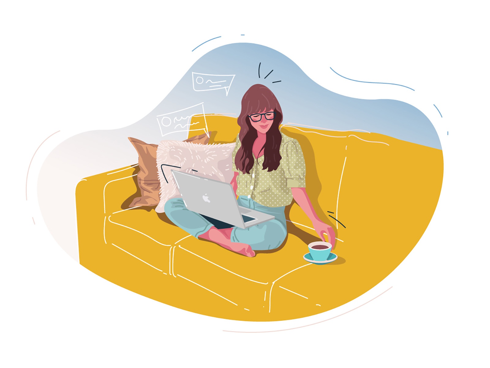 Work at home Illustration-03 cartooning cartoon character design chara.jpg