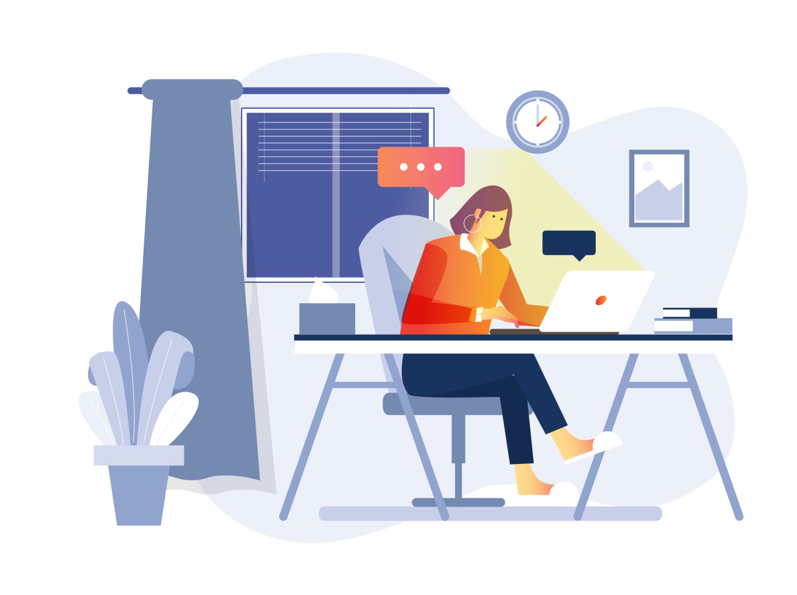 Working from Home Illustration psd vector illustration ai download fre.jpg