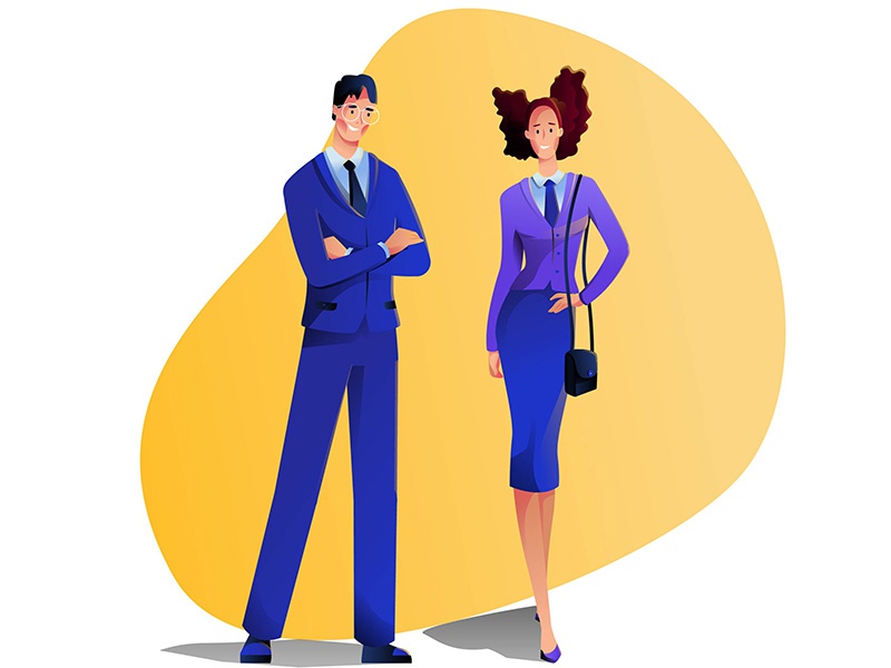 Characters draw man woman flat character illustration design.jpg