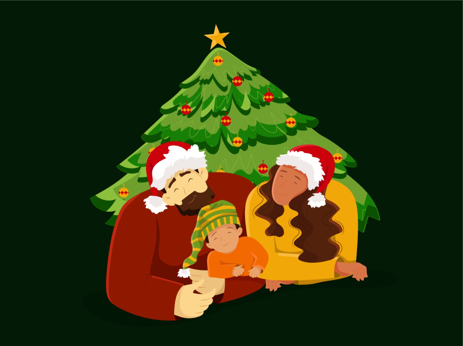 Christmas family 2 christmas tree christmas love family characters fac.jpg