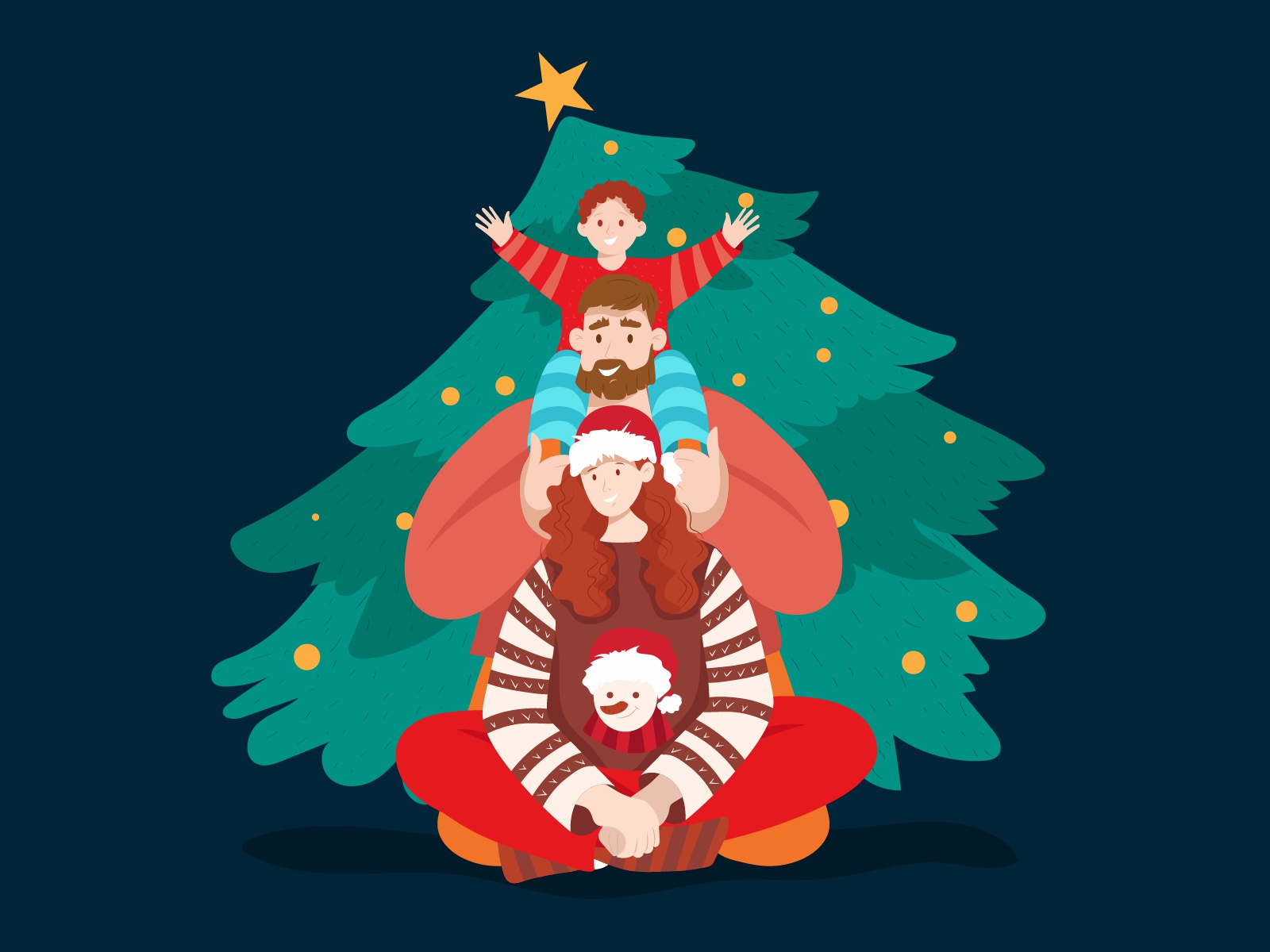 Christmas family happy face happy new year new year family christmas t.jpg