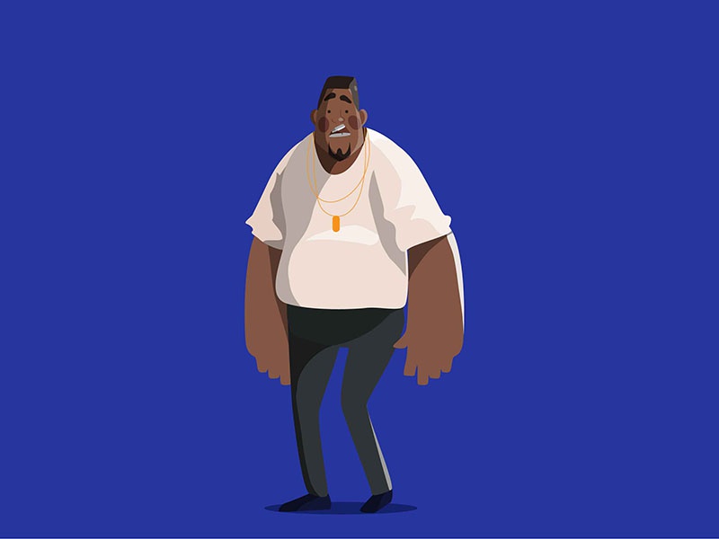 Frightened emotion black frightened man character illustration.jpg