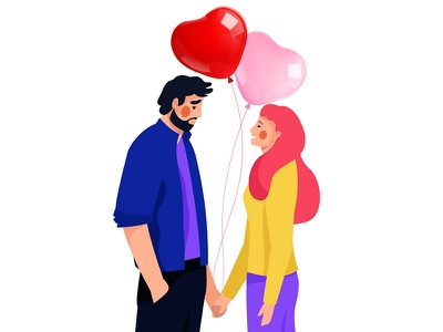 Happy Valentines Day character design.webp
