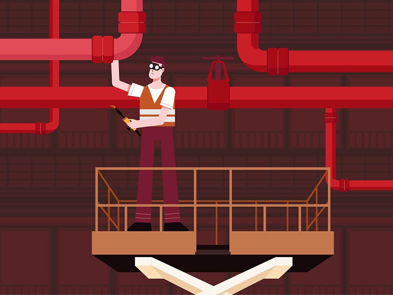 Hard work draw man flat character illustration design.jpg