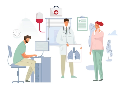 Healthy Lungs  illustration health lug medicine design character.webp