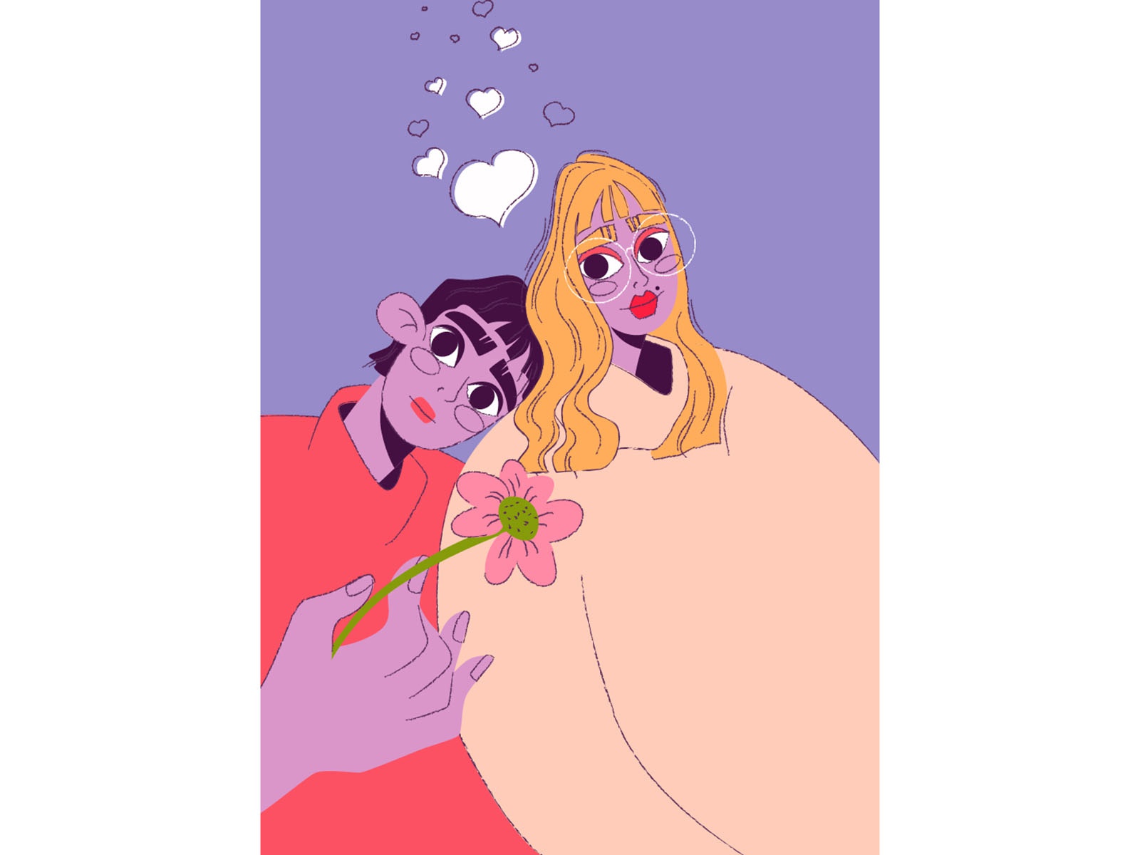 Lovers spring heart lovers colorful colors character design characters.jpg