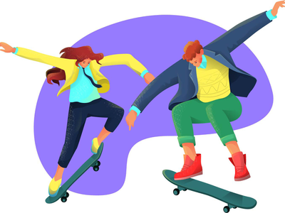 Skateboarding skateboarding art characterdesign characters skateboarde.webp