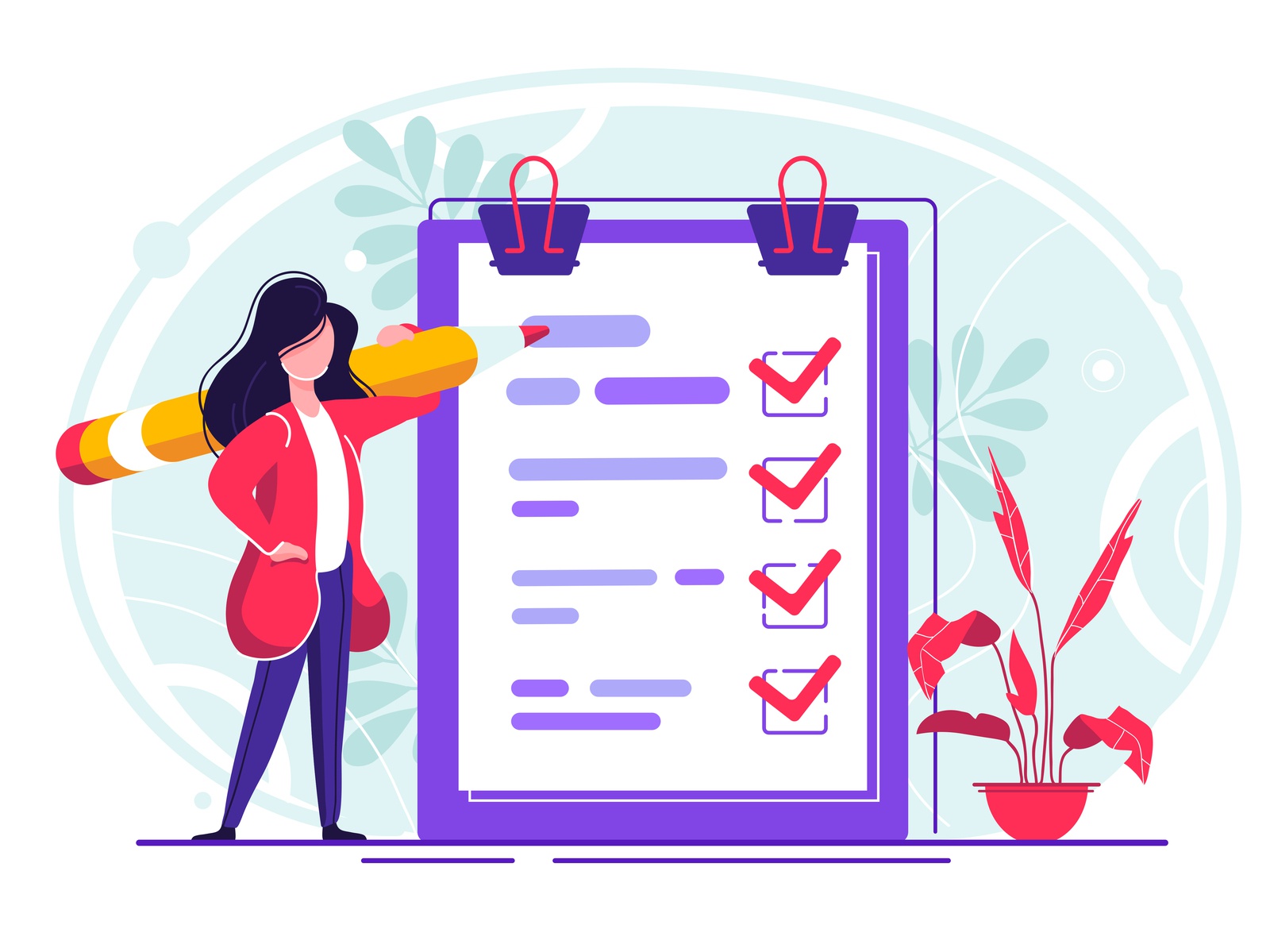 Successful completion of business tasks checklist survey success task.jpg